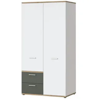 wójcik Kleiderschrank Twenty 100 x 196 cm Dekor Weiß