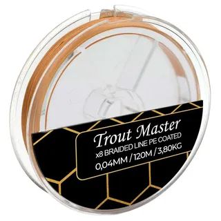 Spro Fine Gold X8 120 M Geflochtene Schnur - Gold - 0.100 mm