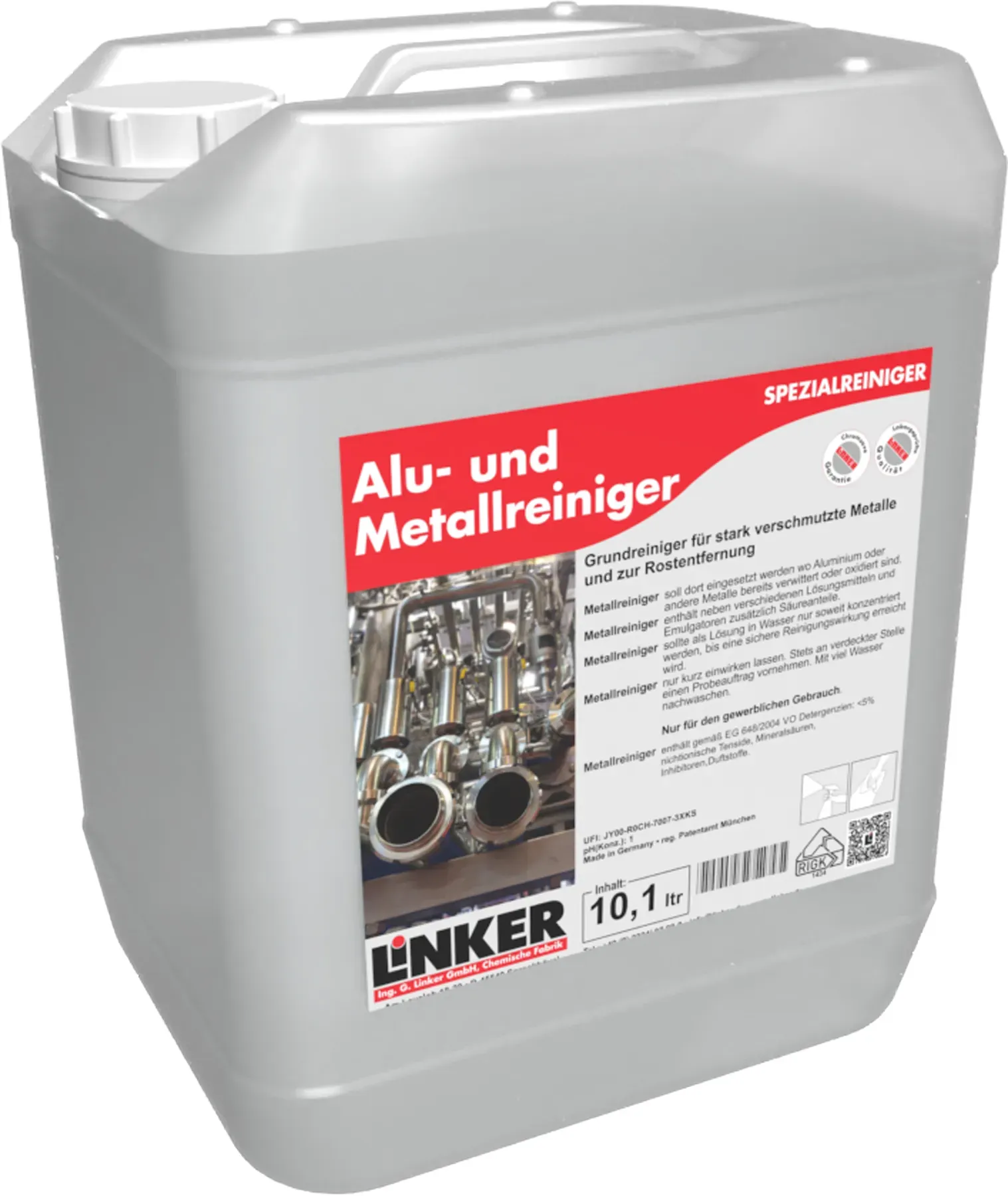Linker Alu- und Metallreiniger 10 Liter Kanister