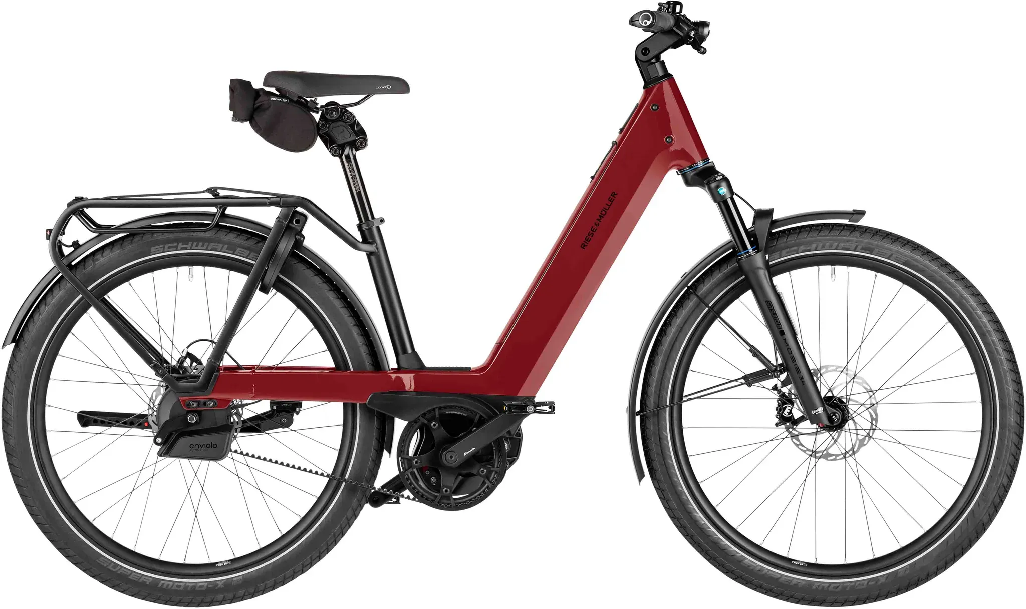 Riese & Müller Nevo5 automatic Comf Kit 800 Wh Damen rot 202 - 27,5" - 45 cm