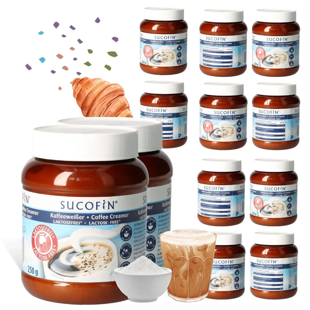 SUCOFIN Kaffeeweißer Laktosefrei 12 x 250G