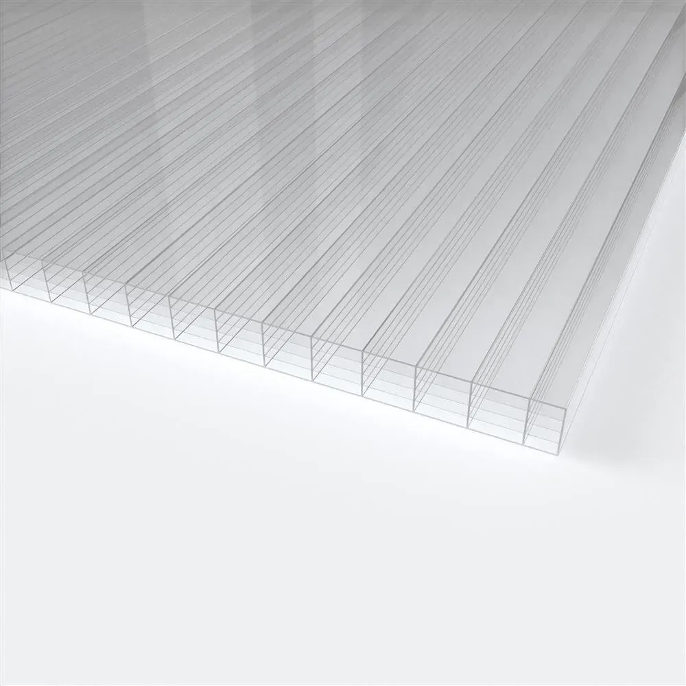 Plexiglas® Doppelstegplatten 32mm Resist S5P Farblos Klar - Acryl 1230 x 2500