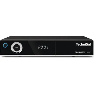 TechniSat Technibox UHD S international UHD Sat-Receiver (DVB-S, DVB-S2, CI+-Schacht), TV Receiver, Schwarz