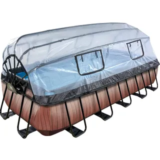 540 x 250 x 100 cm inkl. Sandfilter, Abdeckung und Wärmapumpe