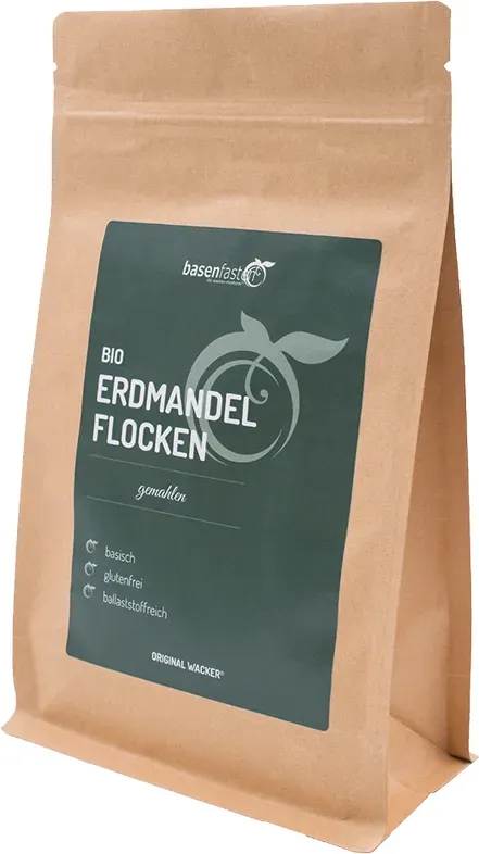 Bio Erdmandelflocken (gemahlen) 500g Rohkost | von Sabine Wacker