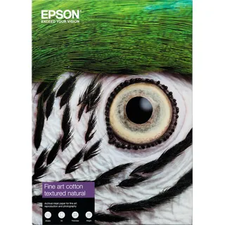 Epson Fine Art Cotton Textured Natural II A2 25 Sheets, Drucker Zubehör