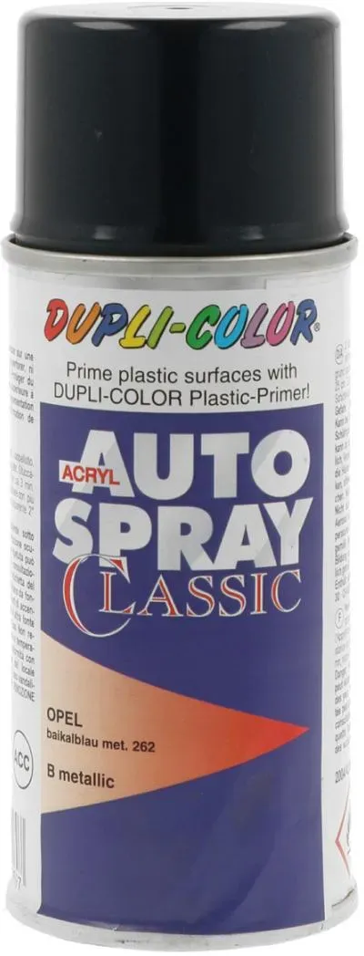 DUPLI-COLOR AUTO SPRAY Classic Opel 262 baikalblau metallic, 150 ml