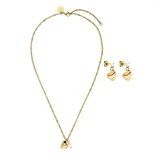 Purelei Set Mahina Club Seashore mit Muschelanhänger Gold Damen