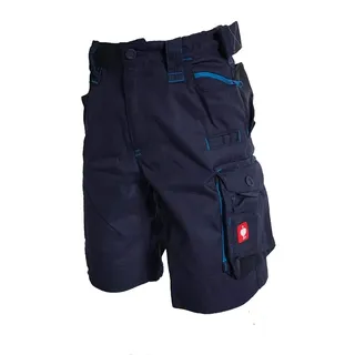 Engelbert Strauss E.S. Kinder Shorts Motion 2020 Arbeitshose Workwear (dunkelblau/Atoll, 110/116) - 110/ 116