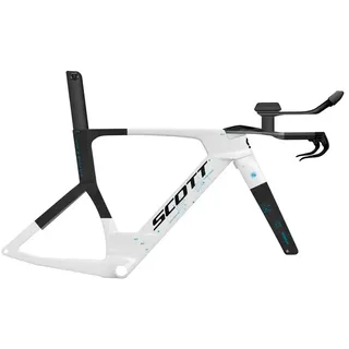 Scott Bikes Plasma Rc Tt Hmx 2026 Straßenrahmen - Cumulus White / Carbon - L