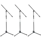 Pronomic MS-116 Mikrofonständer mit Galgen 3er Set
