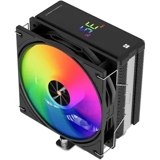 Thermalright TR Assassin X 120R Digitaler ARGB Black CPU Luftkühler, 2000 U/min Geschwindigkeit, 12cm Leiser PWM-Lüfter, 151mm Höhe, Kompatibel mit AM4/AM5, Intel LGA1700/1851/115X/1200