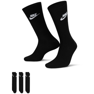 Nike Sportswear Everyday Essential Crew-Socken Black/White 38-42