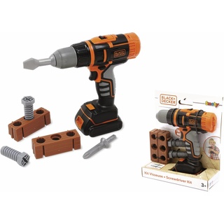Smoby Black+Decker Spielzeug-Akkuschrauber mechanisch