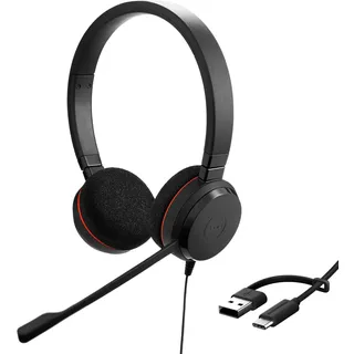 JABRA Evolve 20 Stereo kabelgebundenen Headset USB-C/A, Microsoft Teams