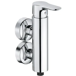 Kludi OBJEKTA Brause-Einhandmischer vertikale Blockarmatur Wandmontage Chrom 366510575