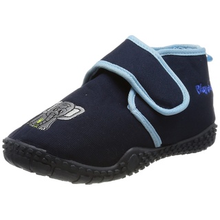 Playshoes Hausschuh Elefant in Marine, 20/21