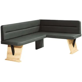 Home Affaire Eckbank »Laros« Bezug in verschiedenen Qualitäten und Farben, grau