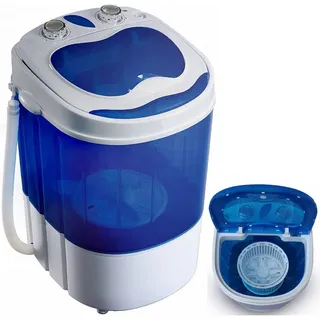 STEINBORG Wäscheschleuder SB-4001, 3 kg, Mini Waschmaschine,Camping,3 KG Kapazität,Schleuderfunktion,150 Watt blau