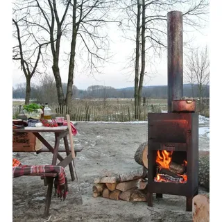 Weltevree Outdoor Ofen/Grill Cortenstahl 