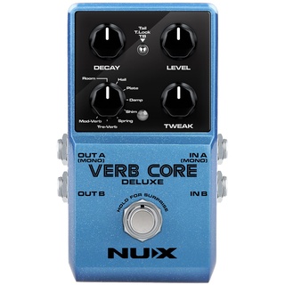 NU-X | Verb Core Deluxe Pedal mit 8 verschiedenen Reverb Effekten in einer einzigen Box