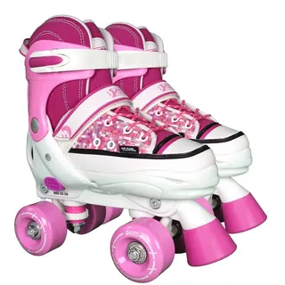 Best Sporting Rollschuhe pink/weiß 32-35
