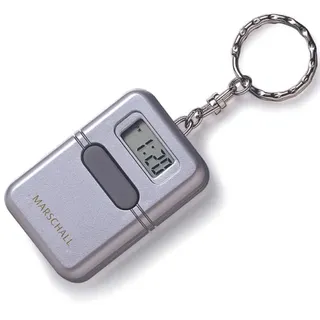 Marschall Deutsch sprechende Uhr als Schlüsselanhänger I 1107M I Stündliche Zeitansage I Wecker I Großer Lautsprecher I Perfekt für Senioren, Blinde und Demenzkranke