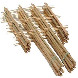 DIXIE STORE Rankgitter Bambus Set 10 Stück Länge 45 cm - Tomaten Rankhilfe Gurken - Rankhilfen für Kletterpflanzen Gurken Rankhilfe Tomaten - Rankenhilfe für Pflanzen Topf 4S