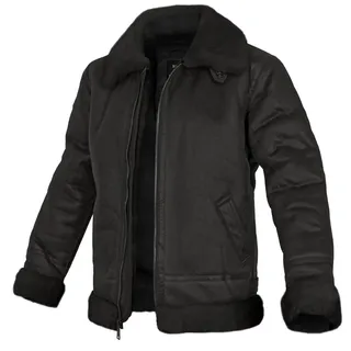 Alpha Industries B3 Fl Fliegerjacke black/black, Größe XXL