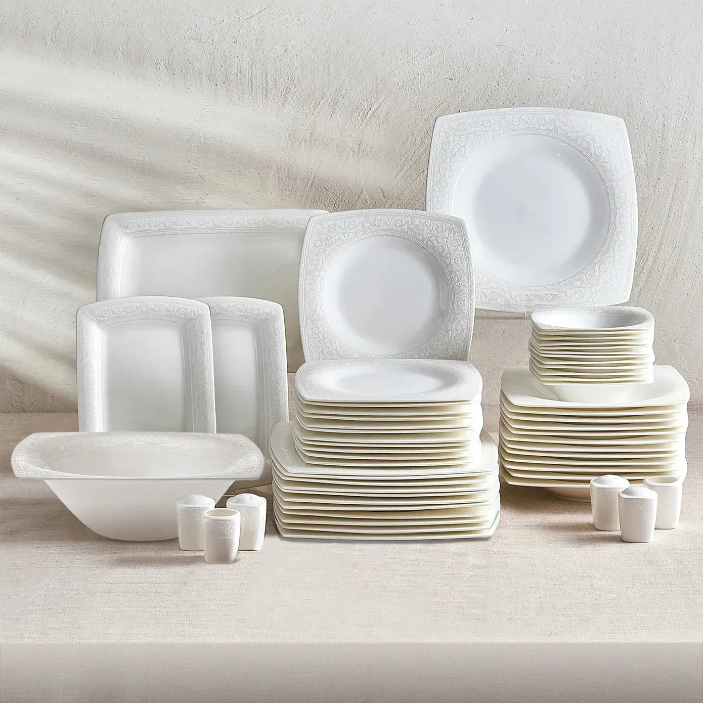 Karaca-Kollektion zum 50-jährigen Jubiläum Korea 24 Teil 6 Person Porzellan Dinner Set