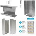 Handschuhspender aus Edelstahl 3-fach 100er Box