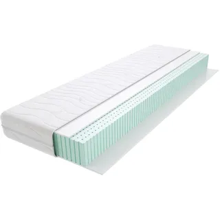 Latexmatratze 7-Zonen 140x200 cm, Hypoallergene & Antiallergische, 17 cm hohe, Godre, 17 cm hoch 140 cm x 200 cm x 17 cm
