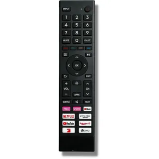 Ersatz Fernbedienung für Hisense TV 55A7100F | 55A7GQ | 55A81G | 55E76GQ | 55E7HQ | 55U71HQ | 55U77HQ