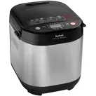 TEFAL Brotbackautomat "Pain & Délices, 20 Backprogramme, 3 Brotgrößen und Bräunungsgrade", grau (schwarz, edelstahlfarben), B:31,8cm H:33,9cm T:35,6cm, Brotbackautomaten, auch für Pizza-/Nudel-/Kuchenteig, antihaftbeschichtete Form, PF240E