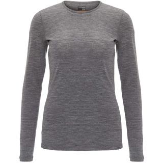 Damen 200 Oasis Longsleeve (Größe S, grau)