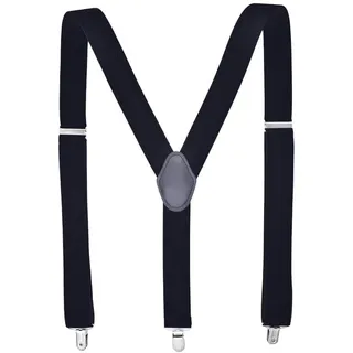 carol -1 Hosenträger für Herren Y förmige 3.5cm Breit Verstellbar und Elastisch mit Einem Sehr Starken Clips Unisex Hosenträger in Y-Form mit 3 Extra Starken Clips - Breite 35 mm - M