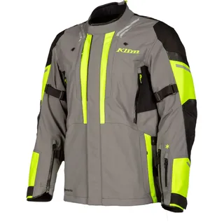 Klim Latitude Textiljacke Gore-Tex - Grau/Schwarz/Neon-Gelb / S