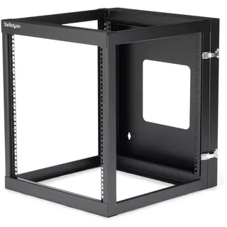 Startech.com RK1219WALLOH Depth Hinged Open Frame Wall Mount Server Rack (12U, 55,9 cm (22 Zoll), Belastbarkeit: 63,4Kg)