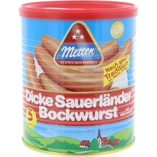 Metten Dicke Sauerländer Bockwurst 845g