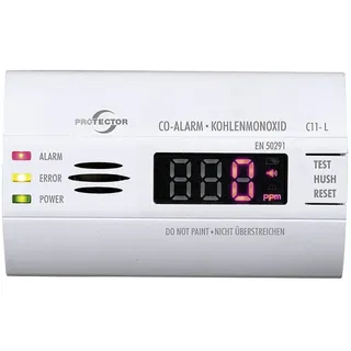 PROTECTOR C11-L Kohlenmonoxid-Melder batteriebetrieben detektiert Kohlenmonoxid