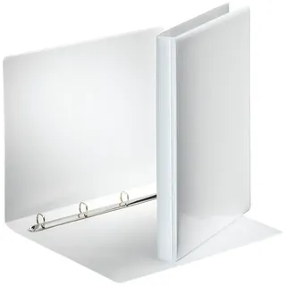 Esselte 49700, Ringbuch Präsentation - Außentaschen, A4, 4 Ringe, 16 mm, weiß