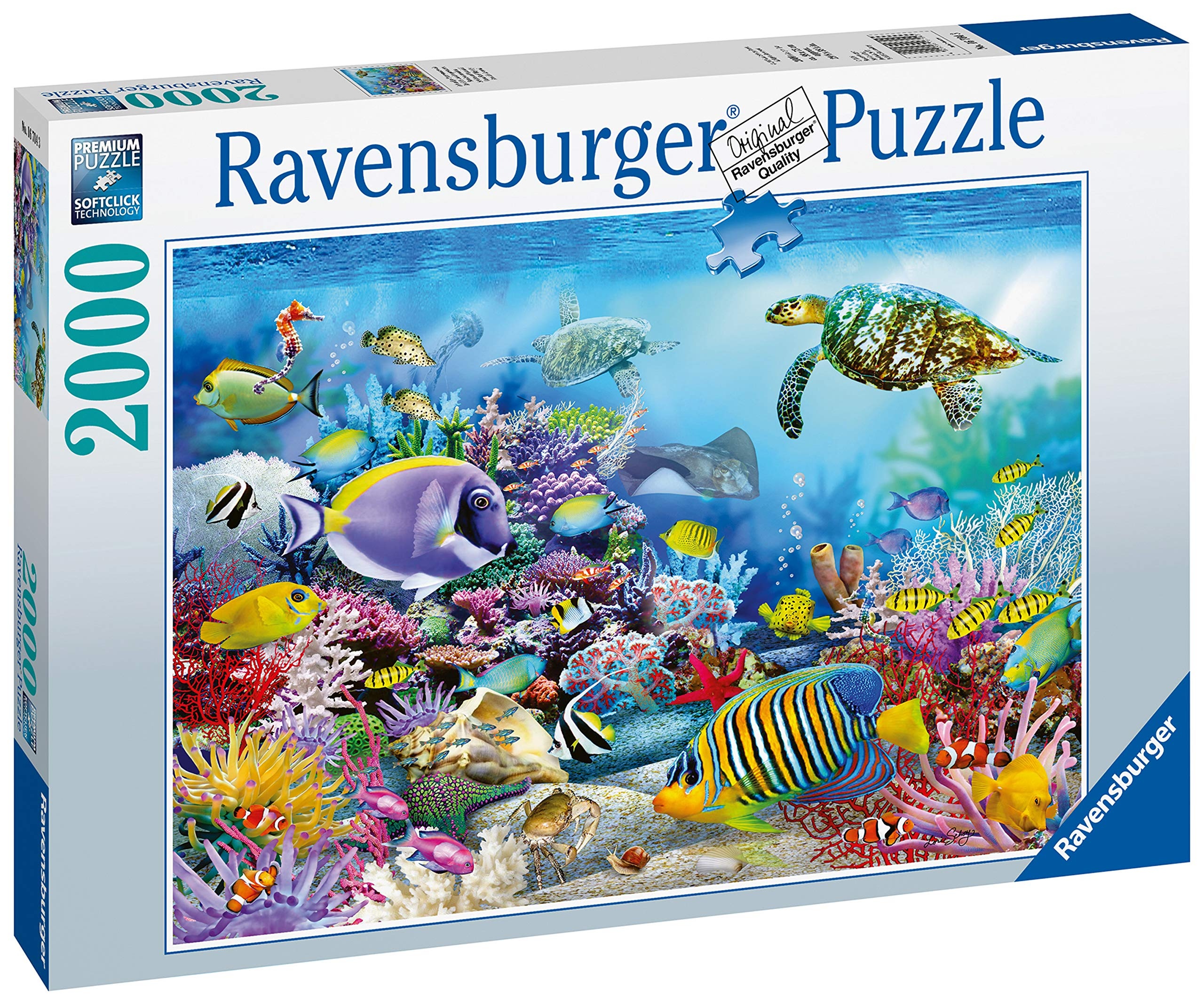 Ravensburger Puzzle 16704 - Lebendige Unterwasserwelt [2.000 Teile] (Neu differenzbesteuert)