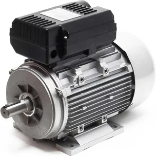 Wiltec Elektromotor 230 v 2,2 kW (3 ps) 1-phasig 2-polig E-Motor mit Anlaufkondensator 2850 U/min und Aluminiumwicklung