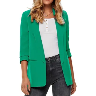 Only Damen Blazer ONLElly 3/4 Life Sakko mit dreiviertel-Ärmeln 15197451 Simply Green 36