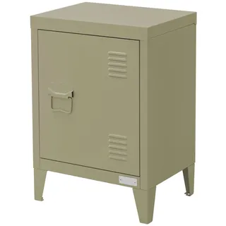 ML-Design Nachtschrank Olive 40 x 30 x 58 cm Olivgrün