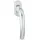 HOPPE DK-Fenstergriff Tôkyô 0710/U26 mit ovaler Rosette VK7x32 F9016 pulverbeschichtet