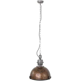 Steinhauer Hängeleuchte Pendelleuchte Esszimmerlampe braun Retro Industrial Metall Glas