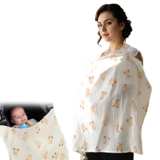 1 Stück Baby Stilltuch Musselin Stilltuch Stilltuch Baumwolle Stilltuch Stilltuch Atmungsaktiv und leicht für den Gebrauch unterwegs