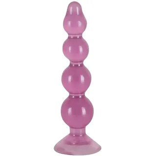 Analdildo „Anal Beads“ mit 4 Kugeln, lila