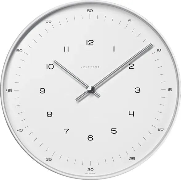 JUNGHANS max bill Wanduhr Quarz 0367/6048.00